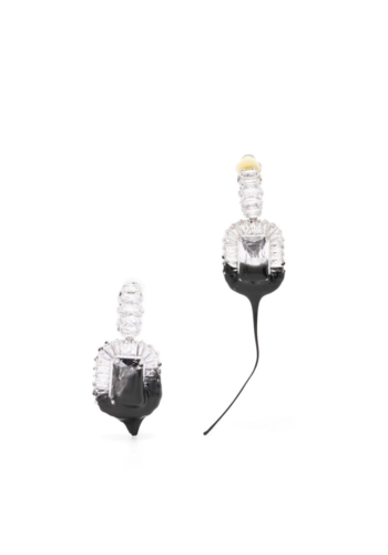 OTTOLINGER diamond clip earrings black OTTOLINGER diamond clip earrings black