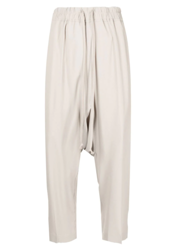 RICK OWENS drawstring cropped pearl RICK OWENS drawstring cropped pearl
