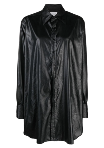 MAISON MARGIELA longsleeved shirt black MAISON MARGIELA longsleeved shirt black