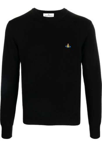 VIVIENNE WESTWOOD man round neck black VIVIENNE WESTWOOD man round neck black
