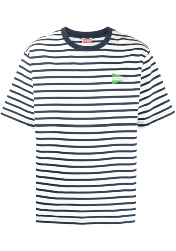 KENZO X NIGO nautical striped oversize t-shirt striped midnight blue