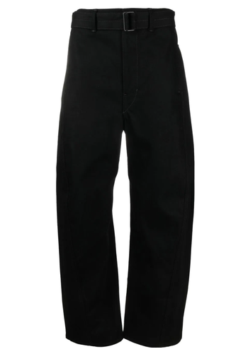 LEMAIRE twisted belted pants black LEMAIRE twisted belted pants black