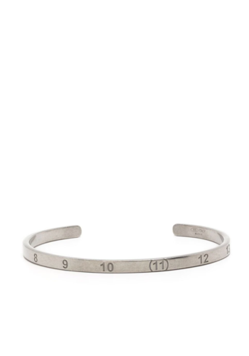 MAISON MARGIELA numbers bracelet silver