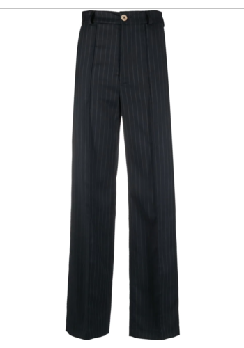NINAMOUNAH provoke suit trousers navy pinstripe NINAMOUNAH provoke suit trousers navy pinstripe