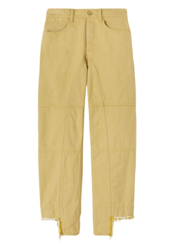 JIL SANDER trousers soft yellow