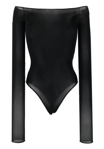 MM6 MAISON MARGIELA body black sheer MM6 MAISON MARGIELA body black sheer
