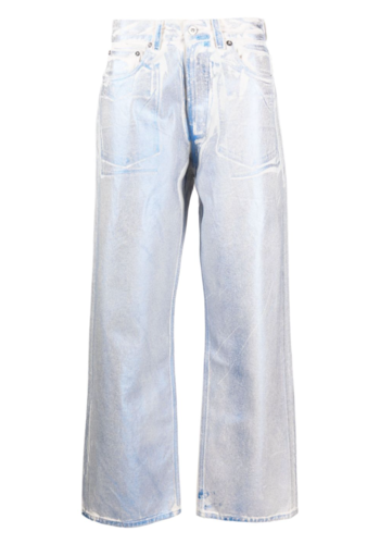 OUR LEGACY third cut blue foil denim OUR LEGACY third cut blue foil denim