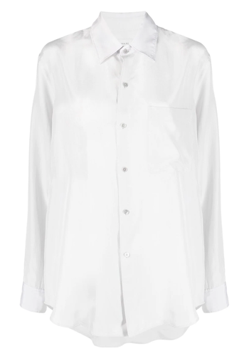 LEMAIRE regular ls shirt misty white LEMAIRE regular ls shirt misty white