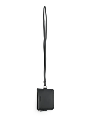 LEMAIRE ransle zip card holder black LEMAIRE ransle zip card holder black