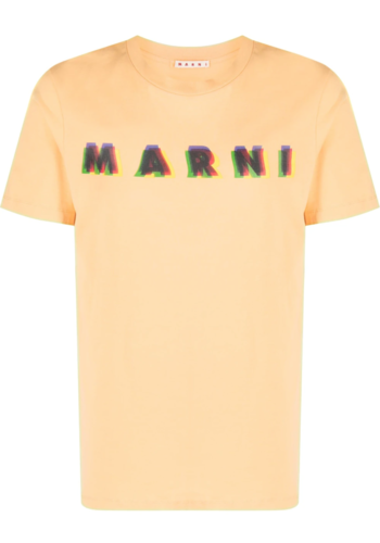 MARNI logo t-shirt tangerine MARNI logo t-shirt tangerine