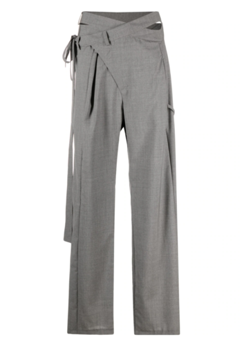 OTTOLINGER ottolinger wrap suit trousers slate OTTOLINGER ottolinger wrap suit trousers slate