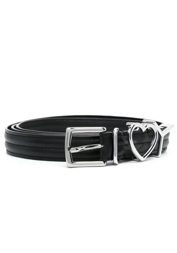 Y/PROJECT wire y heart belt 25 mm black/silver