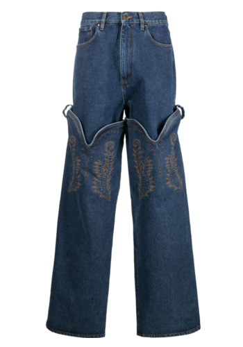 Y/PROJECT classic maxi cowboy cuff jeans Y/PROJECT classic maxi cowboy cuff jeans