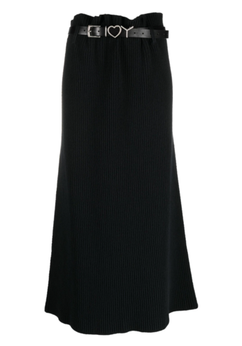Y/PROJECT draped y belt knit skirt black Y/PROJECT draped y belt knit skirt black