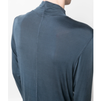 BEND TURTLENECK Deep Blue Tricot Ripstop