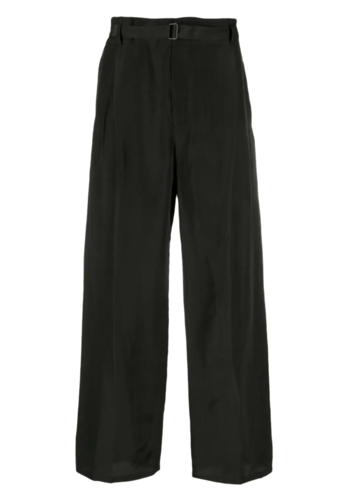 LEMAIRE beslted easy pants black LEMAIRE beslted easy pants black
