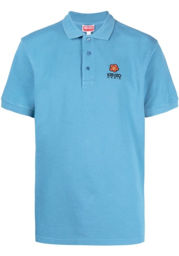 KENZO X NIGO boke flower crest polo blue KENZO X NIGO boke flower crest polo blue