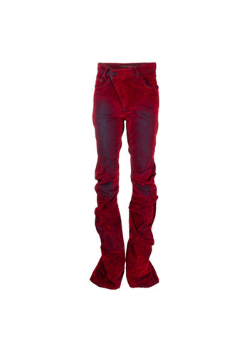 OTTOLINGER drape denim pants red velvet OTTOLINGER drape denim pants red velvet