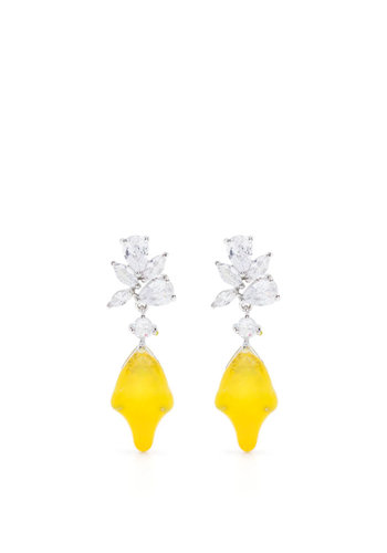 OTTOLINGER flower drop earrings yellow OTTOLINGER flower drop earrings yellow