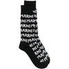 MARNI LOGO SOCKS BLACK