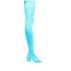 MM6 MAISON MARGIELA THIGH HIGH BOOTs BLUE