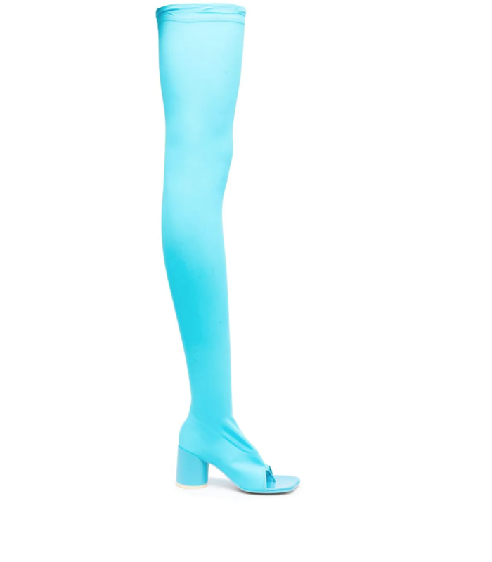 THIGH HIGH BOOTs BLUE