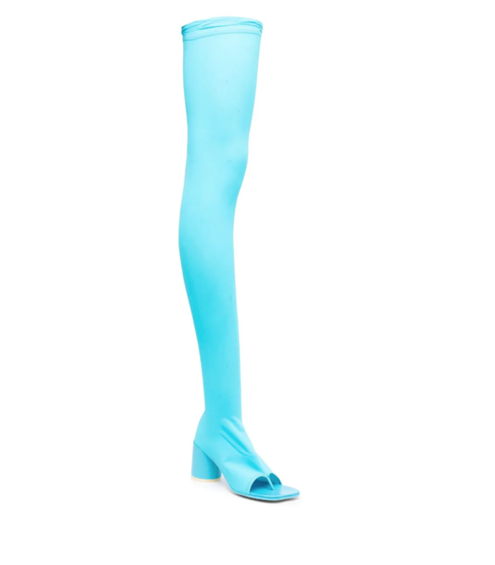 THIGH HIGH BOOTs BLUE