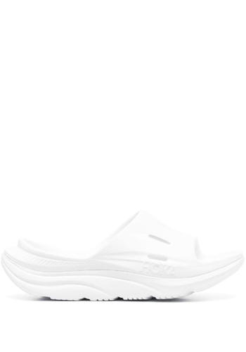 HOKA ONE ONE unisex ora recovery slide 3 white / white HOKA ONE ONE unisex ora recovery slide 3 white / white