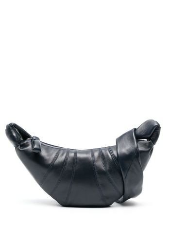 LEMAIRE small croissant bag leather midnight blue LEMAIRE small croissant bag leather midnight blue