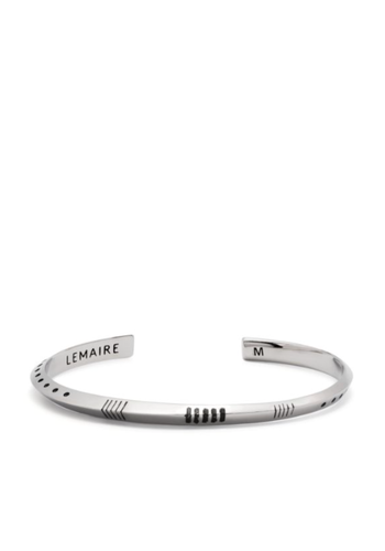 LEMAIRE twisted dotts cuff silver LEMAIRE twisted dotts cuff silver