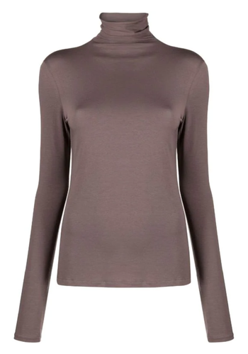 LEMAIRE long sleeve high neck top misty mauve purple LEMAIRE long sleeve high neck top misty mauve purple