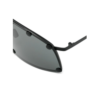 SUNGLASSES SHIELDING TEMPLE BLACK LENSE