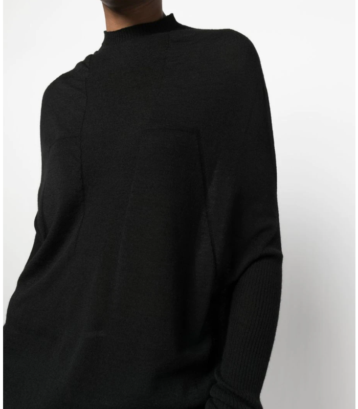 CRATER KNIT SWEATER BLACK