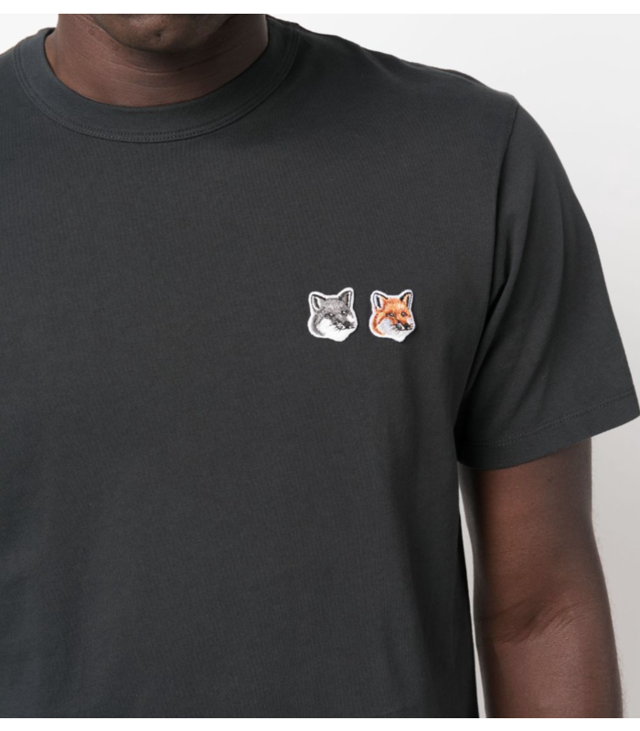 DOUBLE FOX HEAD PATCH CLASSIC TEE-SHIRT - ANTHRACITE