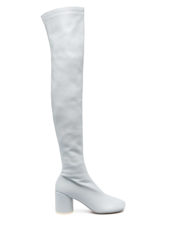 MM6 MAISON MARGIELA high knee boot light blue 70mm