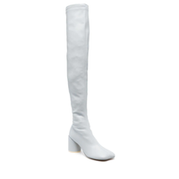 HIGH KNEE BOOT LIGHT BLUE