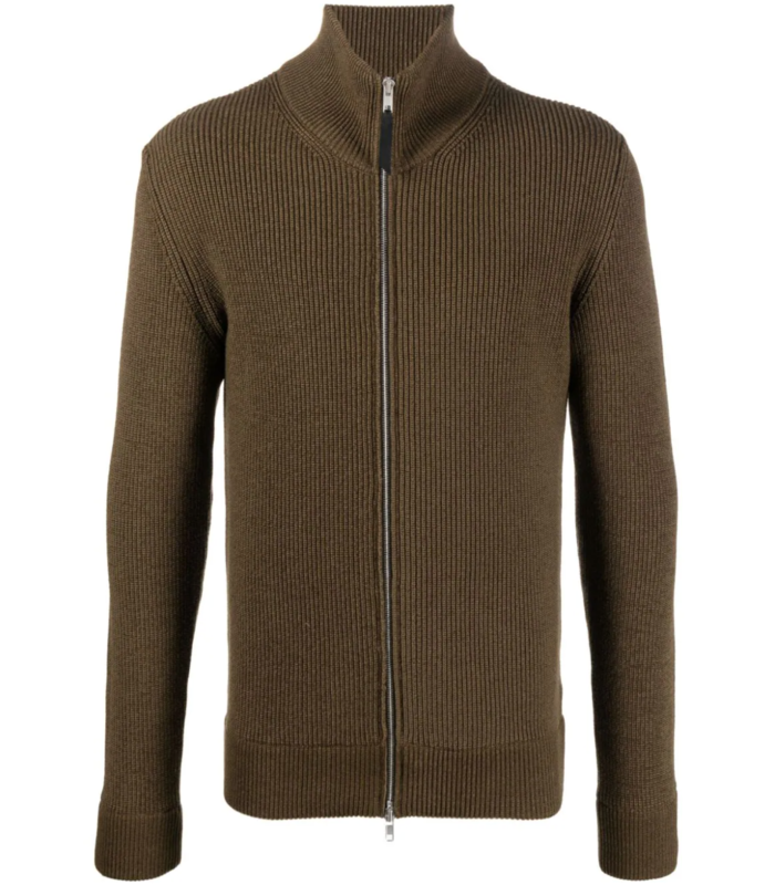 PULLOVER WITH ZIPPER CHESTNUT