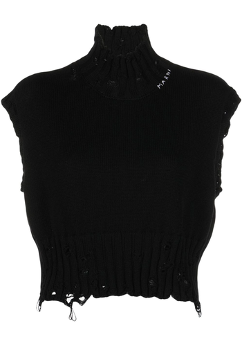 MARNI turtleneck sweater black