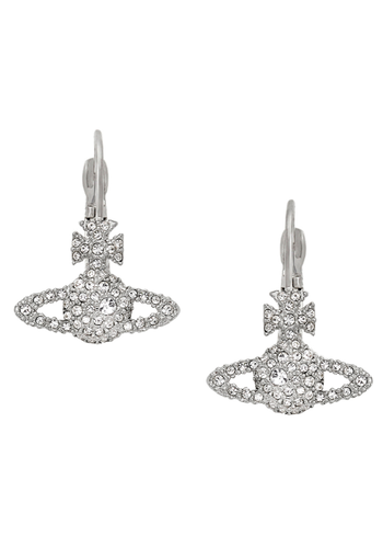 VIVIENNE WESTWOOD grace bas relief earrings platinum VIVIENNE WESTWOOD grace bas relief earrings platinum