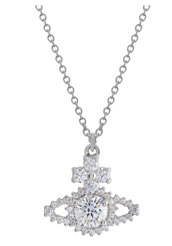 VIVIENNE WESTWOOD valentina orb pendant platinum VIVIENNE WESTWOOD valentina orb pendant platinum