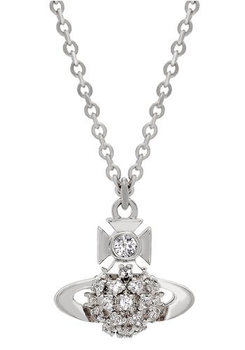 VIVIENNE WESTWOOD donna bas relief pendant platinum VIVIENNE WESTWOOD donna bas relief pendant platinum