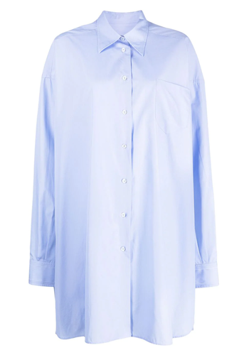MAISON MARGIELA oversized shirt blue MAISON MARGIELA oversized shirt blue