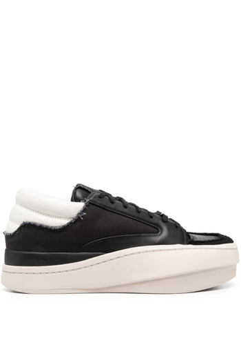 Y-3 lux bball low sneakers black/clear brown/offwhite