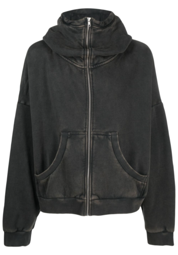 Entire Studios full zip washed black Entire Studios full zip washed black