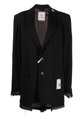 MAISON MIHARA YASUHIRO t/w satin blazer black MAISON MIHARA YASUHIRO t/w satin blazer black