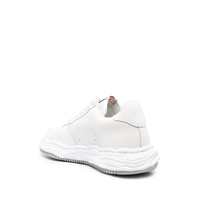 WAYNE LOW ORIGINAL SOLE BASCKET LEATHER LOW TOP SNEAKER WHITE