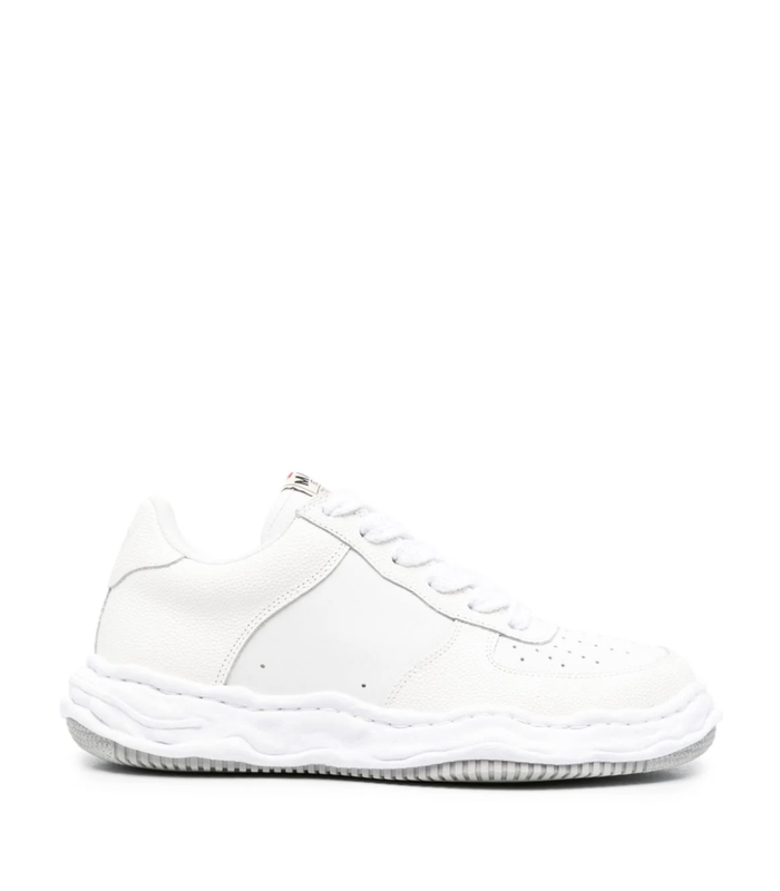 WAYNE LOW ORIGINAL SOLE BASCKET LEATHER LOW TOP SNEAKER WHITE