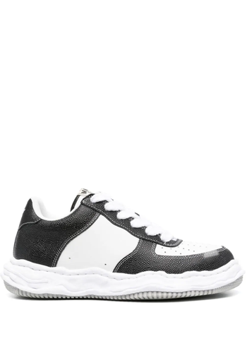 MAISON MIHARA YASUHIRO wayne low original sole basket leather low top sneaker black