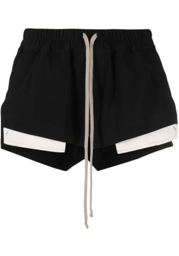 RICK OWENS fog boxers shorts black RICK OWENS fog boxers shorts black