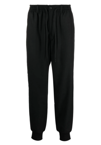 Y-3 flannel cuf pant black